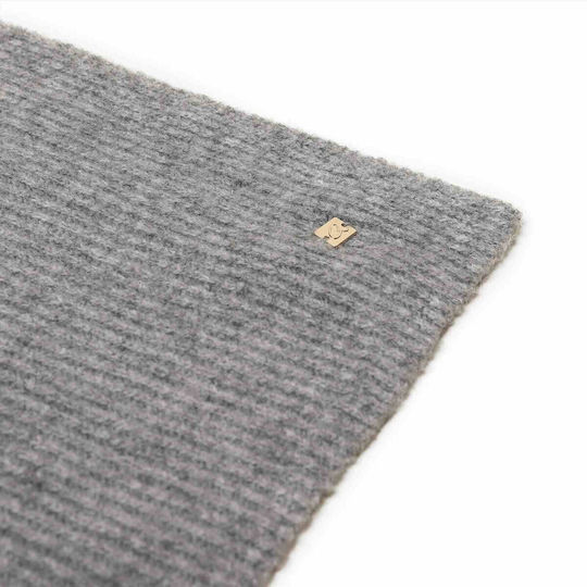 Women's Knitted Beanie in Grey