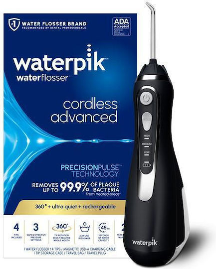 Waterpik Иригатор за уста 210 мл Презареждащ се Черен WP-582EU