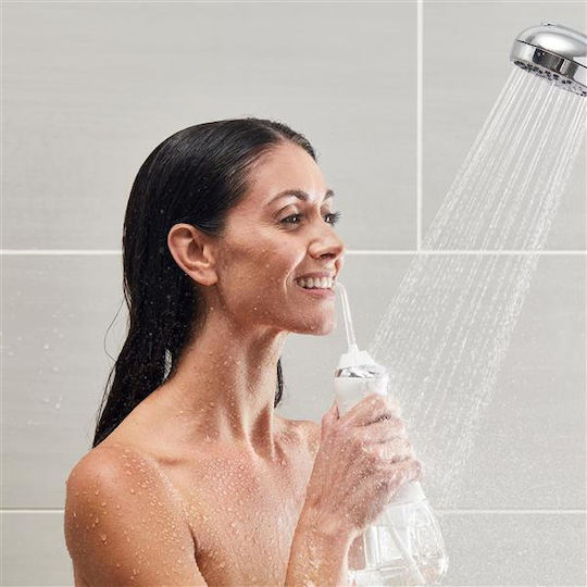 Waterpik Irigator Bucal 210ml Reîncărcabil & Impermeabil Alb WP-580EU