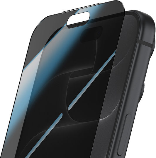 Avizar Tempered Glass Screen Protector Iphone 18 Pro Max Privacy Anti-spy Transparent Black