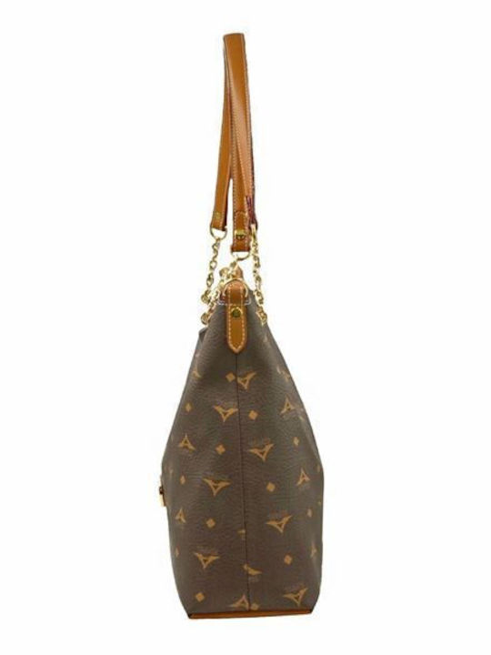 Set Damentasche Hobo Dunkelbraun