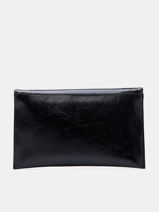 Damen-Clutch Schwarzlack