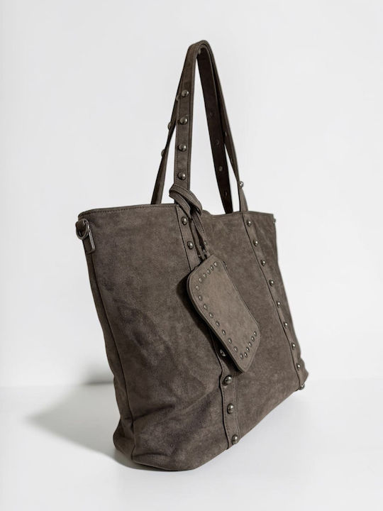 Women's Suede Shoulder Bag Puro