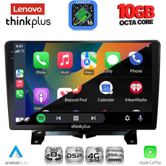 Lenovo Ltm 11332_cpa 9-Zoll-Multimedia-Tablet für Land Rover Discovery 3 und Range Rover Sport, Modell 2004–2009