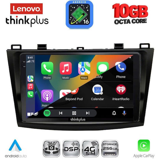 Lenovo Ltm 11366_cpa 9-Zoll-Multimedia-Tablet Mazda 3 Mod. 2009–2014