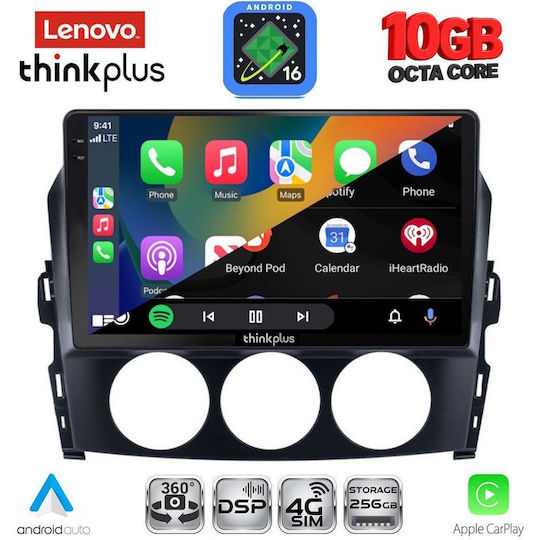 Lenovo Ltm 11392_cpa 9-Zoll-Multimedia-Tablet für Mazda MX-5 Modell 2005–2015