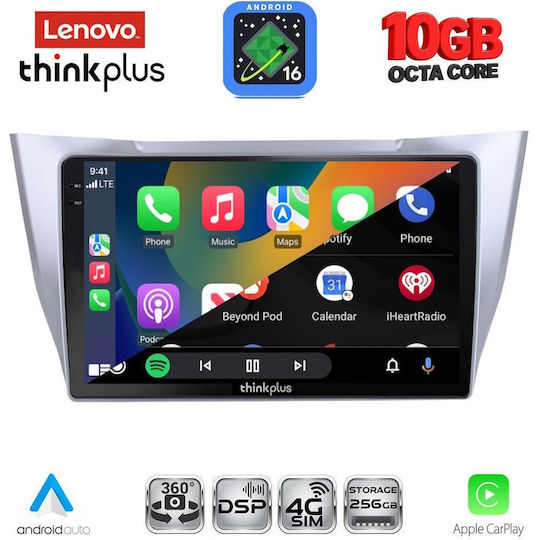 Lenovo Ltm 11345sl_cpa 10-Zoll-Multimedia-Tablet Lexus Rx 300–400 Modell 2003–2008