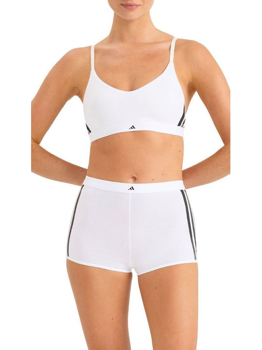 Active Essentials Γυναικείο Αθλητικό Μπουστάκι White με Ελαφριά Ενίσχυση