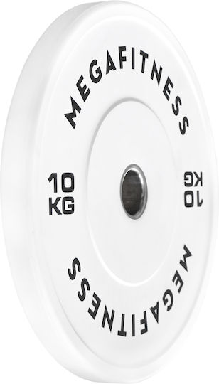 MegaFitness Бъмпър Диск Олимпийски Тип Гумен 1 x 10kg Φ50mm