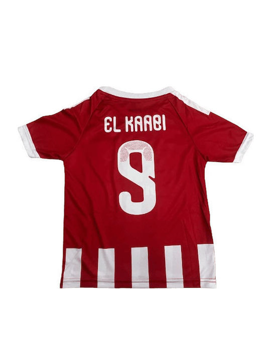 Golden Goal Olympiacos El Kaabi Set de Echipament de Fotbal pentru Copii Golden Goal Olympiacos El Kaabi Set de Echipament de Fotbal pentru Copii