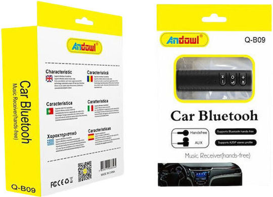 Andowl Q-B09 Dashboard Bluetooth Car Kit (AUX)