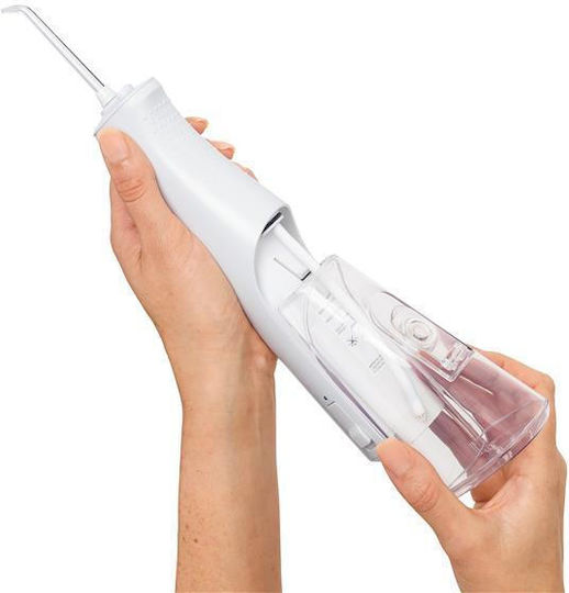 Waterpik Irigator Bucal 177 ml Reîncărcabil și Impermeabil Alb WF-20CD010