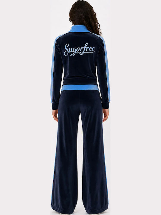 Women's Athletic Cardigan Sky-Blue
