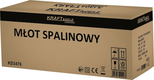 Kraft & Dele KD3476 Бензинов Къртач с Ударна Функция и Захват SDS Max