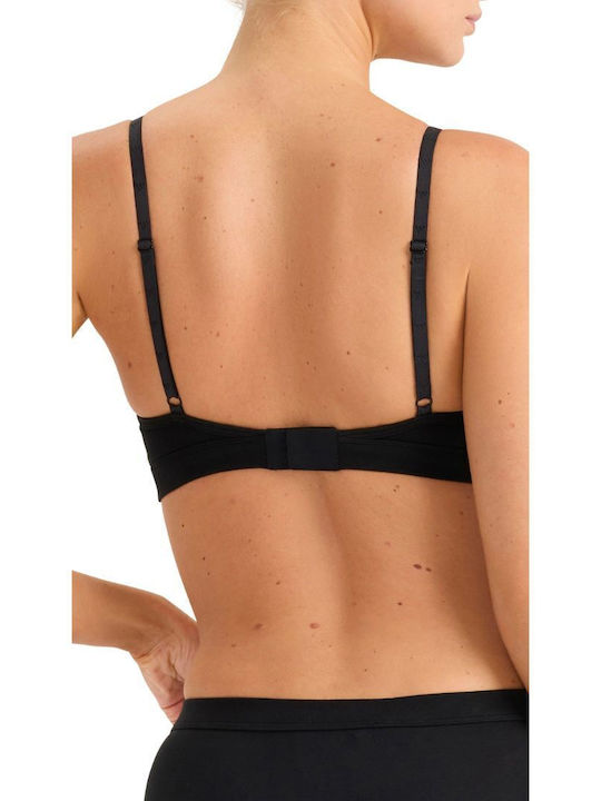 Active Essentials Дамски Спортен Сутиен Black с Леко Подплатяване