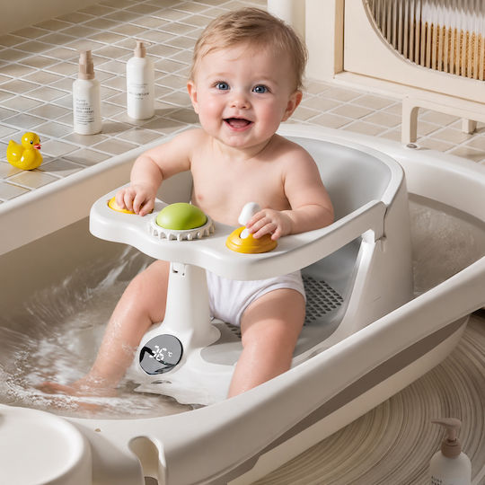 X-treme Baby Scăunel de Baie pentru Copii cu Termometru Gri