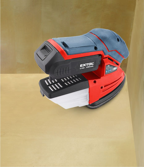 Șlefuitor Delta 20 V cu Sistem de Aspirare a Prafului