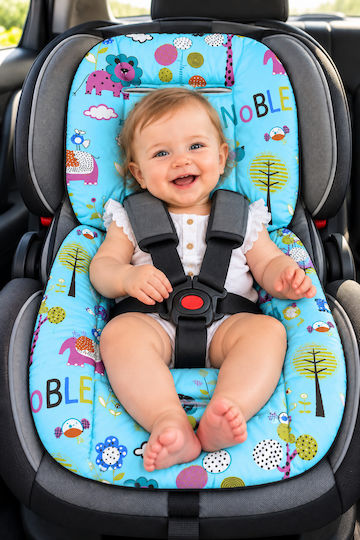 Queen Mother Kinderwagenmatratze Hellblau