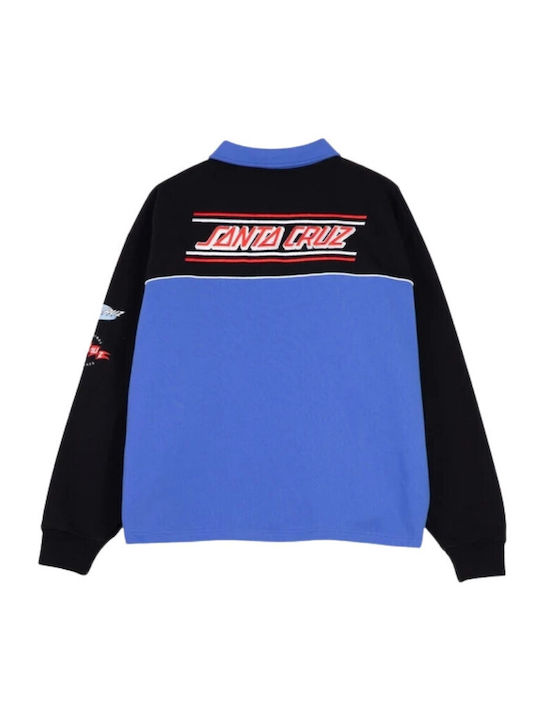 Blaues Kapuzen-Sweatshirt