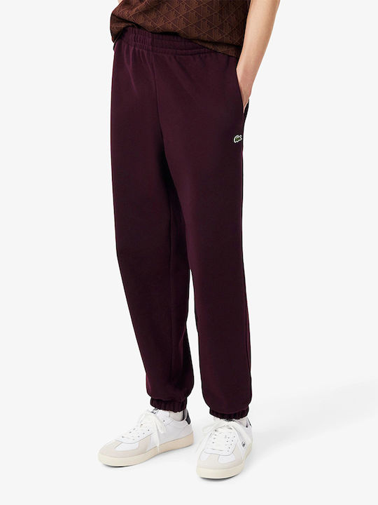 Lacoste Bordeaux Sweatpants