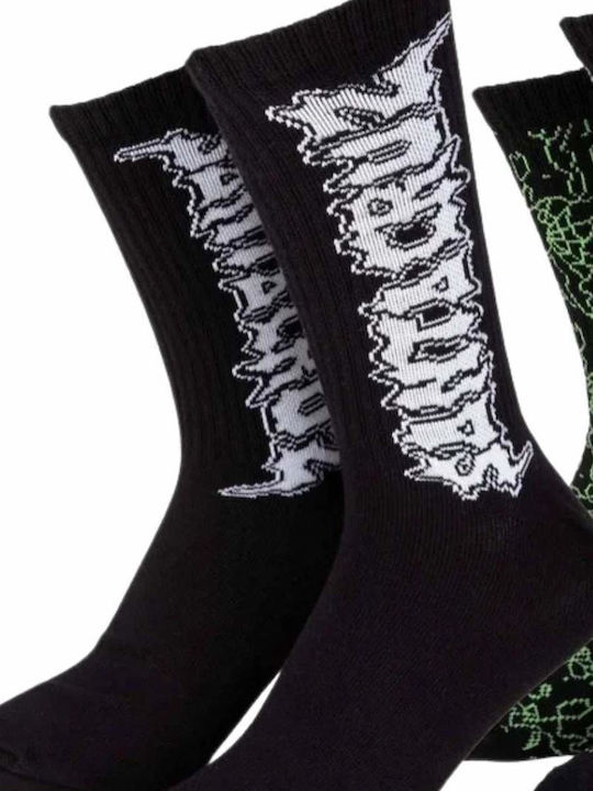 Santa Cruz Punk Web Multicolour Socks 2Pack