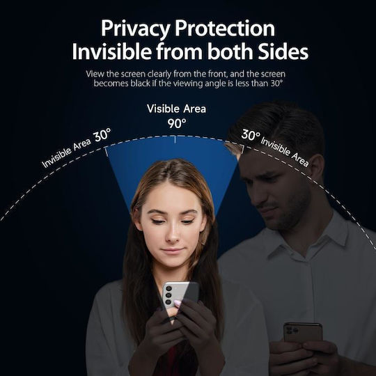 Dux Ducis Anti-Spionage-Privatsphäre-Panzerglas Samsung Galaxy Z Flip 8 5G