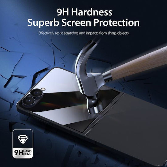 Dux Ducis Anti-Spionage-Privatsphäre-Panzerglas Samsung Galaxy Z Flip 8 5G