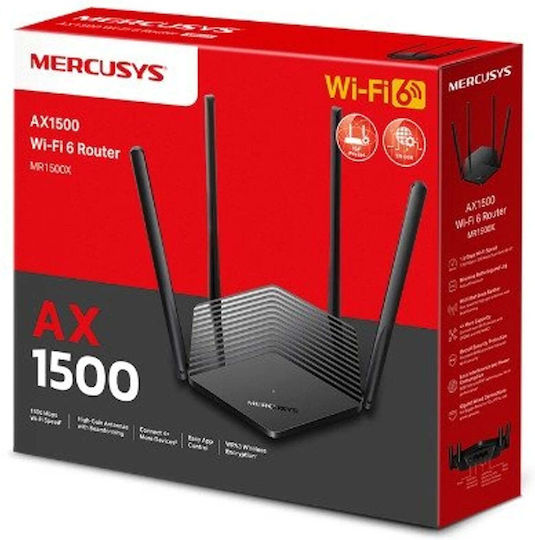 TP-LINK MR1500X Ασύρματο Router Wi‑Fi 6 με 2 Θύρες Gigabit