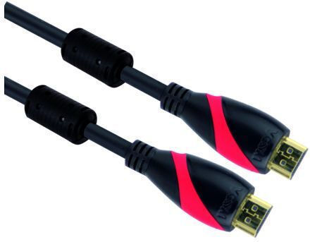 Vcom Cg525d HDMI кабел M към HDMI M 5m черен V1.4 позлатени конектори феритно ядро