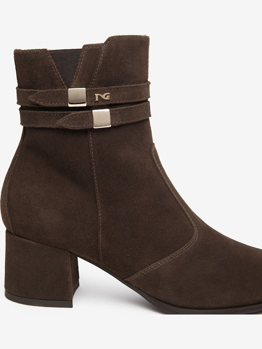 Γυναικεία Μποτάκια Dark Brown