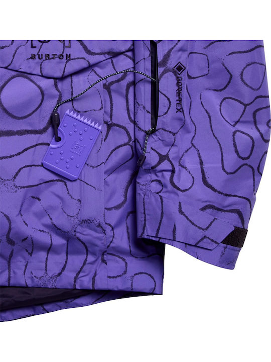 Burton Swash Synth Ins Gore-Tex 307571E5J Geacă Gore-Tex pentru Bărbați pentru Ski & Snowboard Violet