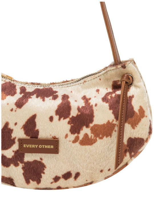 Damen-Schultertasche Braun