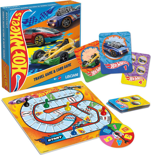 Επιτραπέζιο Παιχνίδι Hot Wheels για 2-4 Παίκτες 4+ Ετών (EN) Lisciani Giochi