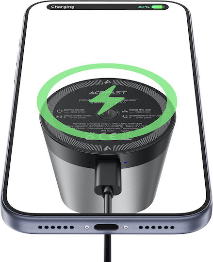 K8 Go Ηχείο Bluetooth 5W με Διάρκεια Μπαταρίας έως 10 ώρες Μαύρο