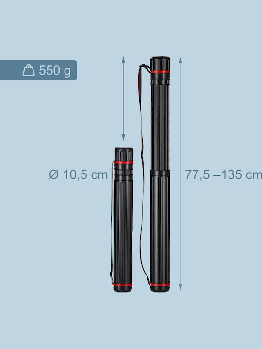 Relaxdays Eco-Friendly Red Drawing Tube