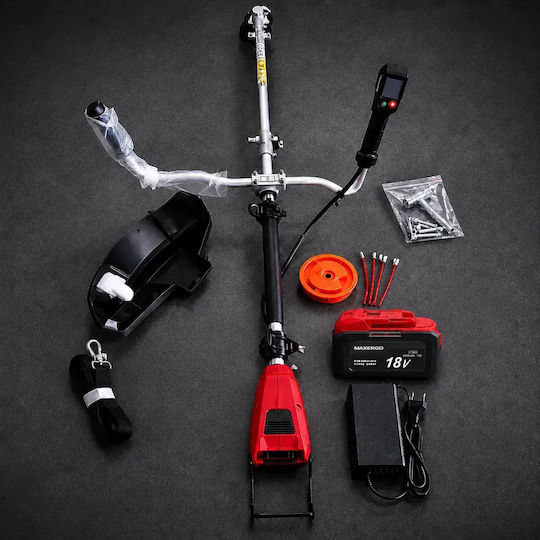 Maxergo Battery-Powered Shoulder / Hand Brush Cutter 18V 5.5kg with 1 Battery 7.5Ah