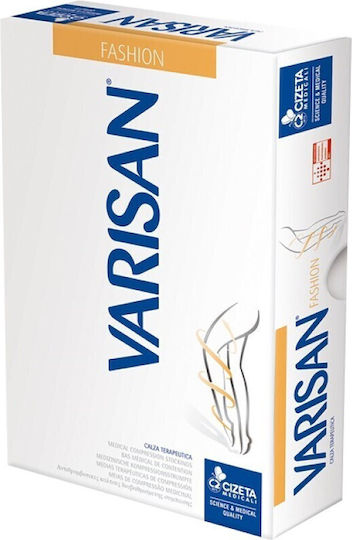 Varisan Fashion Calf-High Graduated Compression Socks 18-21 mmHg Beige