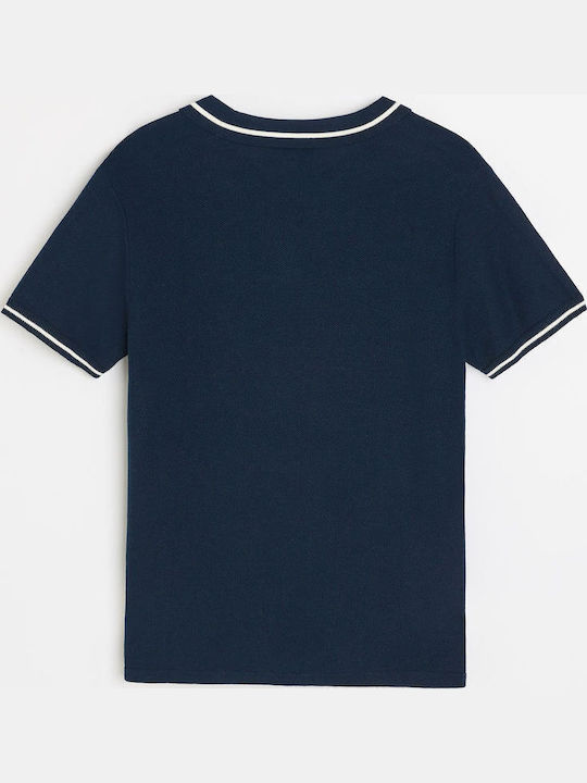 Swiftknit Polo Μπλούζα Κοντομάνικη Navy Μπλε