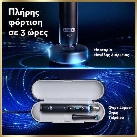Oral-B Io Series 9 Duo Periuță de Dinți Electrică cu Senzor de Presiune Neagră
