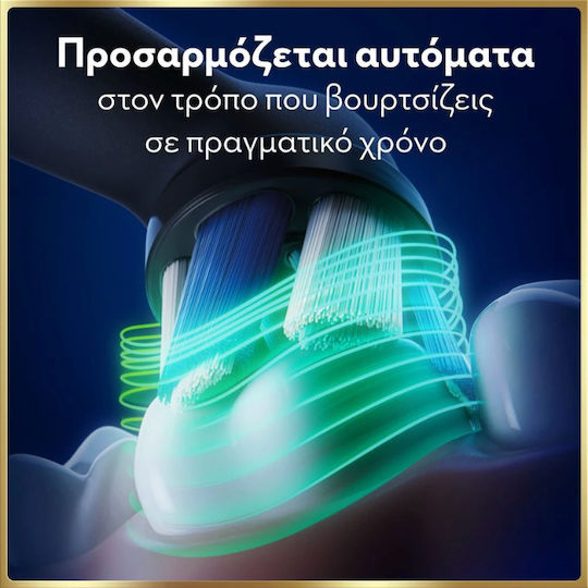 Oral-B Io Series 9 Duo Periuță de Dinți Electrică cu Senzor de Presiune Neagră