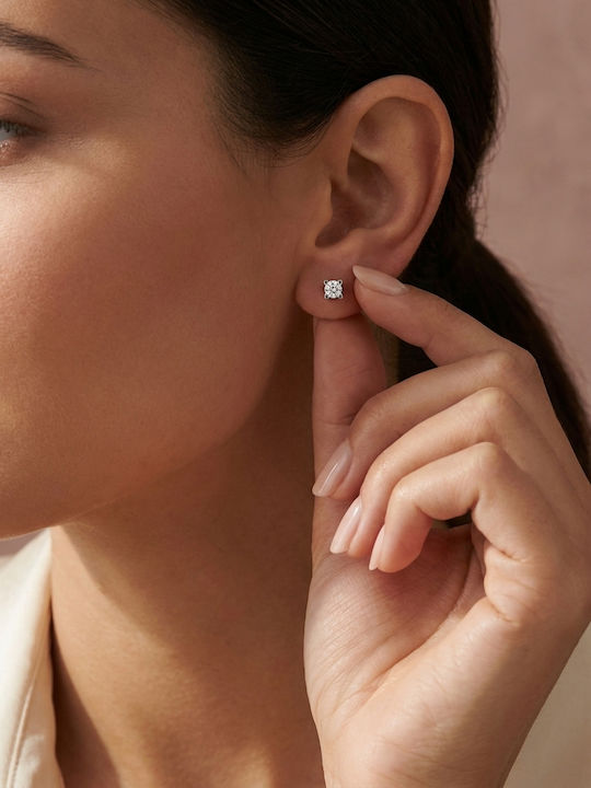 Σκουλαρίκια Μονόπετρα Lab Grown Diamond Λευκόχρυσο K14 P-87033 Λευκόχρυσος K14 Σκουλαρίκια Μονόπετρα Lab Grown Diamond Λευκόχρυσο K14 P-87033 Λευκόχρυσος K14