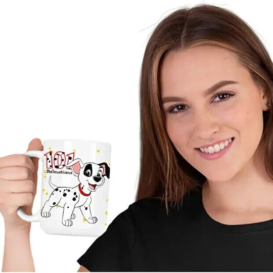 Dalmatian Puppy Κούπα Κεραμική Καφέ 330ml (Προσωποποιημένο)
