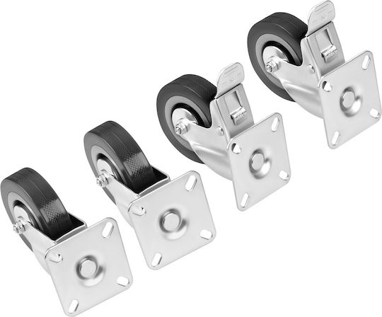 Kraft & Dele KD3620 Колела със спирачка 4 бр