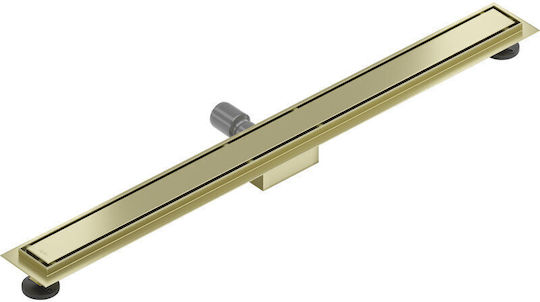 Mexen Bodenablauf Dusche mit Länge 13cm Gold