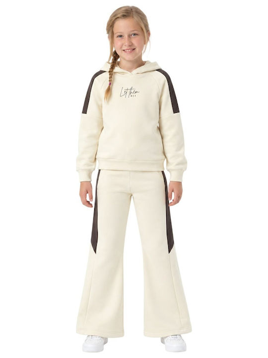 Nek Kids Wear Σετ Φόρμας Εκρού