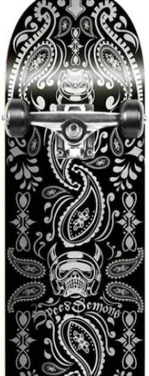 Speed Demons Skate Bandana 8.25" Komplett Kurzboard Schwarz