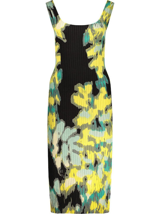 Rochie Midi Mustard