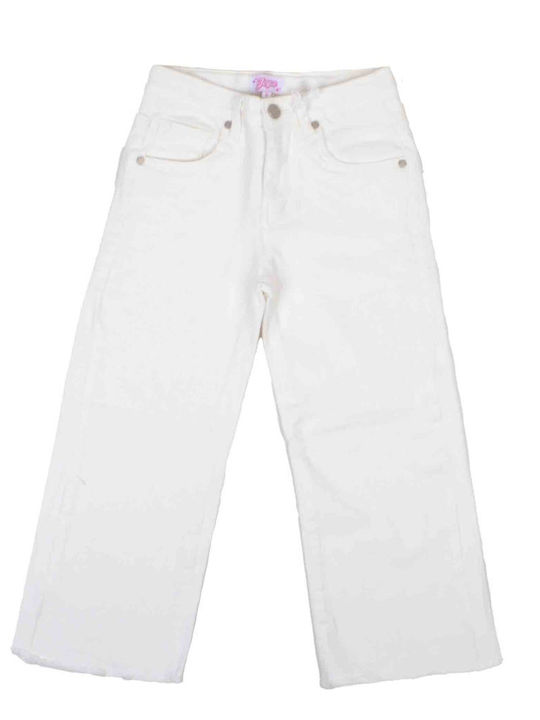 Kids' Denim Pants Beige