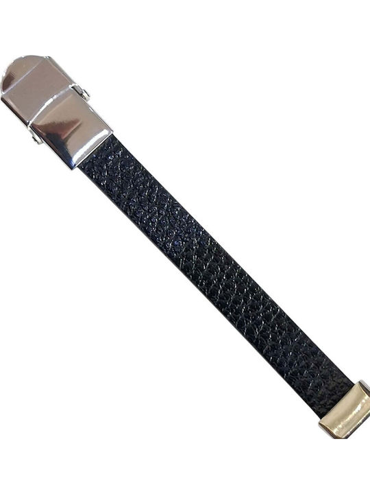 Kalliopi Silver Ανδρικό Βραχιόλι από Ατσάλι 22cm