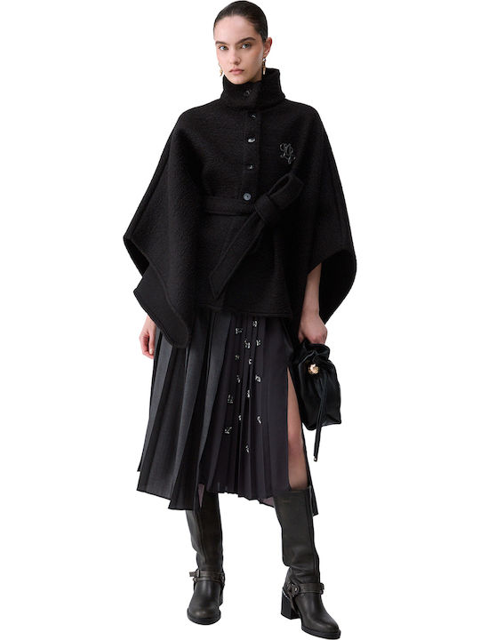 Women's Poncho Black